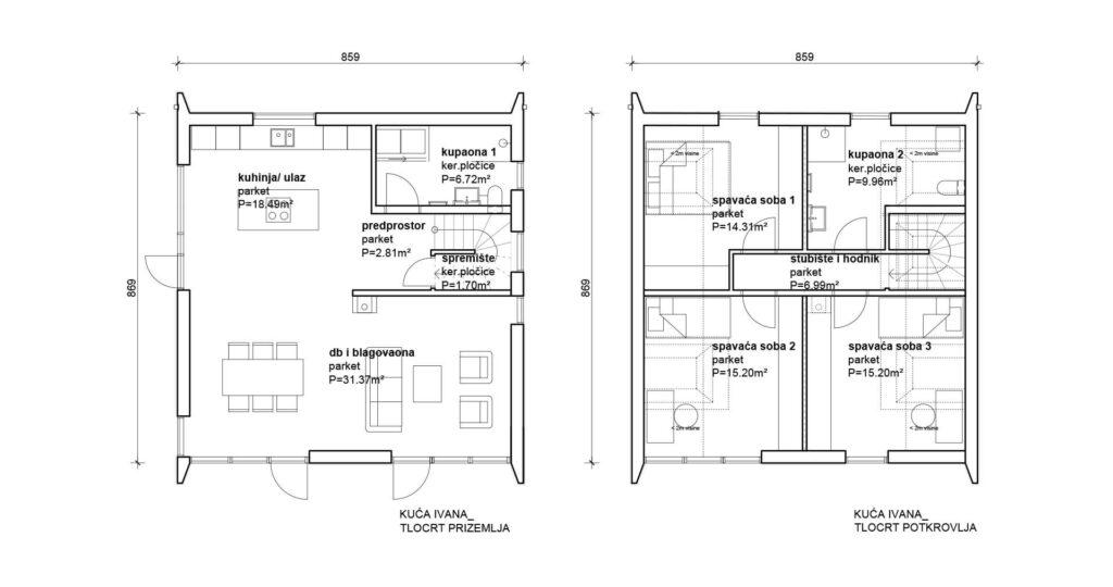 montažna-kuća-Ivana-puni-kat-tlocrt-final